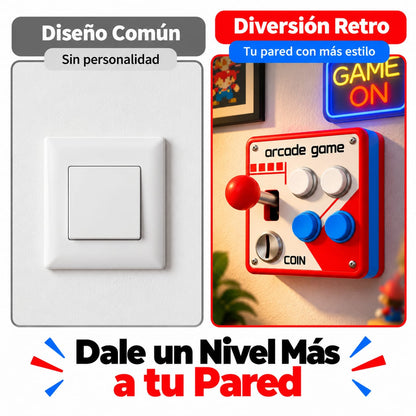 RetroSwitch™ – Interruptor de Luz Arcade con Joystick