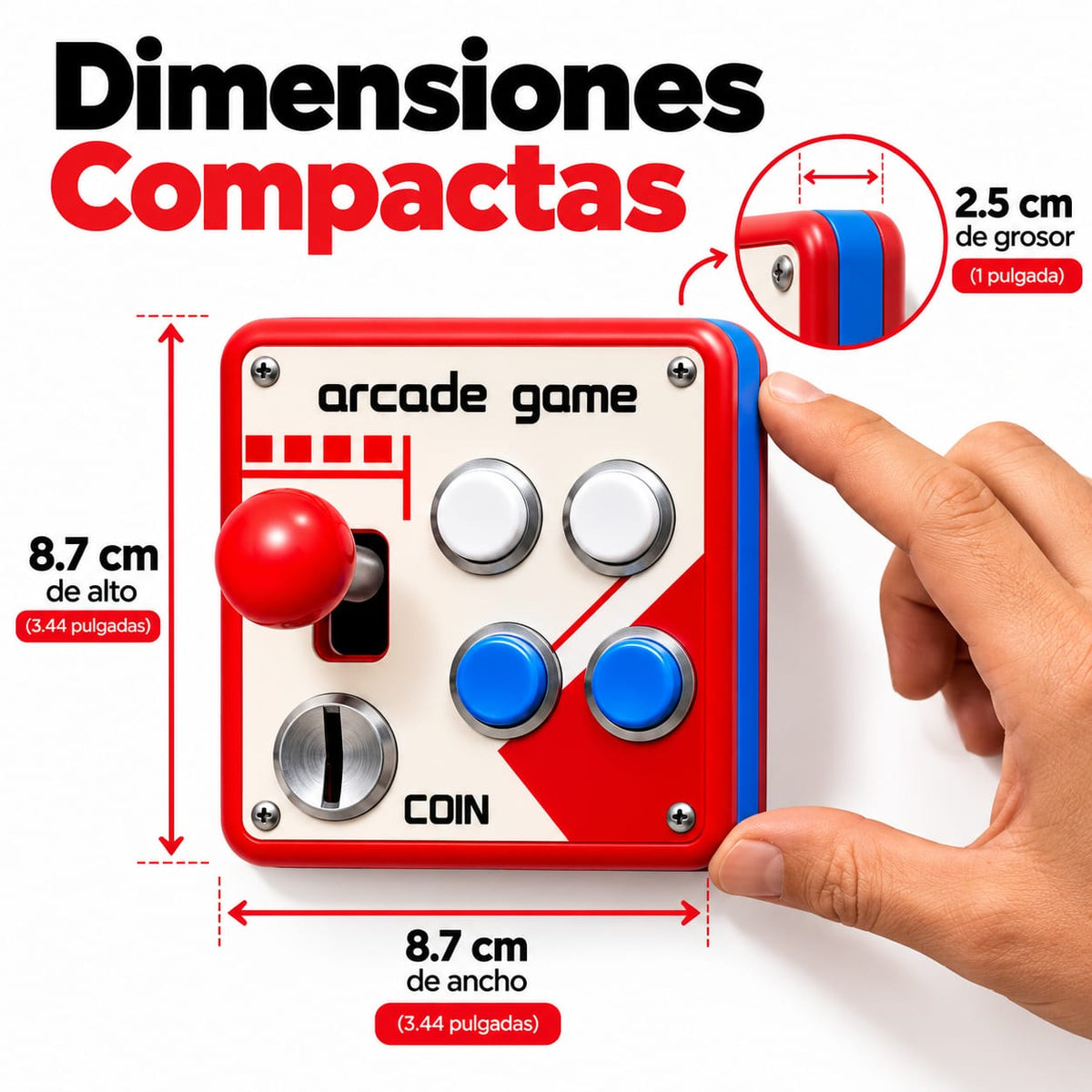 RetroSwitch™ – Interruptor de Luz Arcade con Joystick